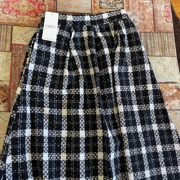 Plaid maxi skirt with long sleeve crop top size small - Picture 1 of 8